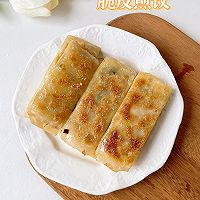 水饺的神仙吃法水饺抱蛋 粉条煎饺的做法图解3