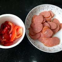 蒜味肠炒峨眉豆的做法图解4