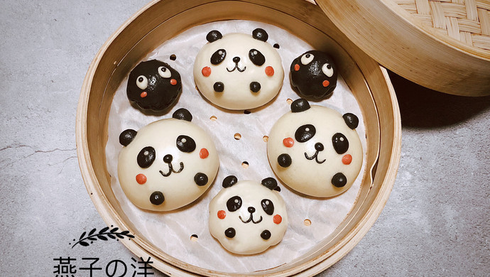 奶黄包之熊猫团团圆圆