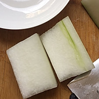 #少盐饮食 轻松生活#肉丸子蒸冬瓜的做法图解1