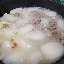 白萝卜羊排汤