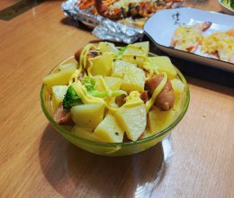 烤肠土豆沙拉的做法