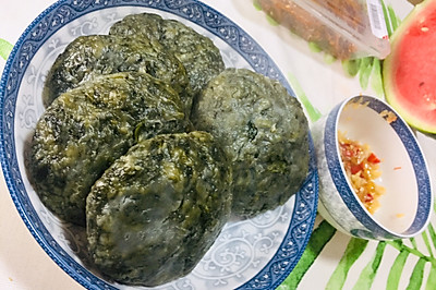 红薯叶菜馍