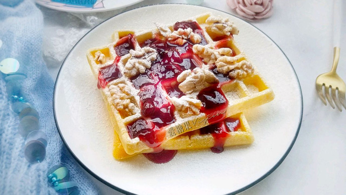 小米华夫饼，营养好促发育，孩子个子长得快