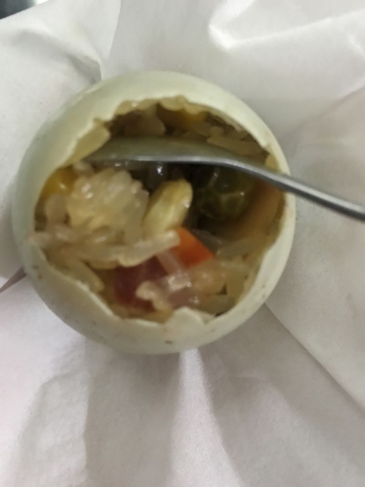 咸蛋黄塞饭的做法