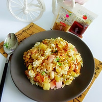 水果沙拉炒饭#丘比沙拉汁#的做法图解13