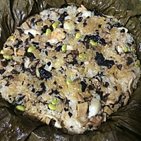 荷叶焖鸡饭的做法图解4