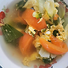 西红柿青菜蛋汤