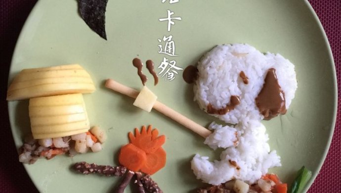 史努比卡通餐 宝宝卡通餐