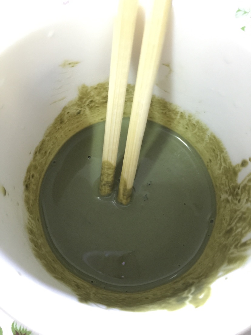 脱脂抹茶酱的做法图解1
