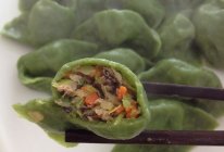 翡翠饺子的做法
