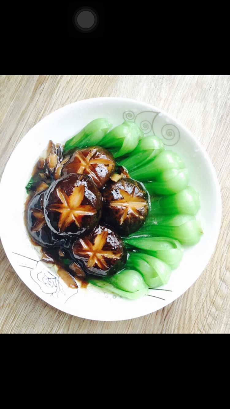 香菇菜心的做法