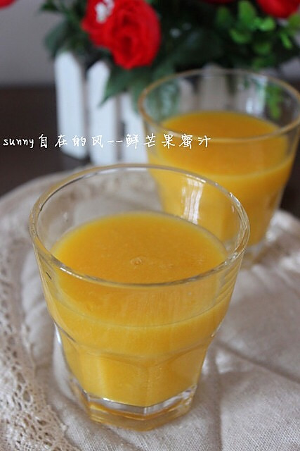 鲜芒果蜜汁的做法