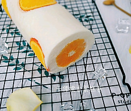 #餐桌上的春日限定#五颗橙子的天使橙香蛋糕卷的做法