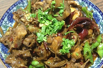 辣炒鸡架