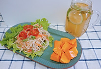 #爽口凉菜，开胃一夏！#凉拌青木瓜的做法