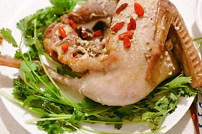 红楼食单：端午硬菜酒酿清蒸鸭子