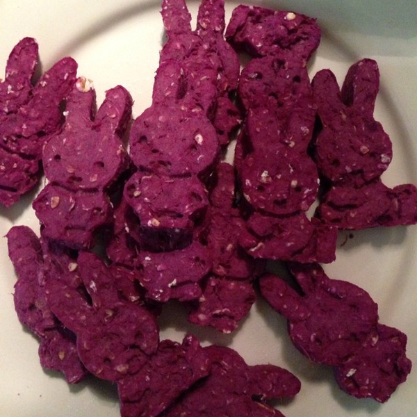 紫薯燕麦米菲小饼
