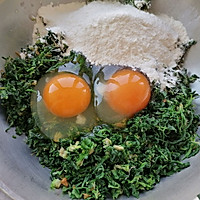 #麦子厨房美食锅#荠菜饼的做法图解4