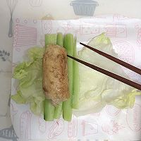 低脂高蛋白#锡纸黑椒鸡胸肉肠 青瓜生菜卷的做法图解7