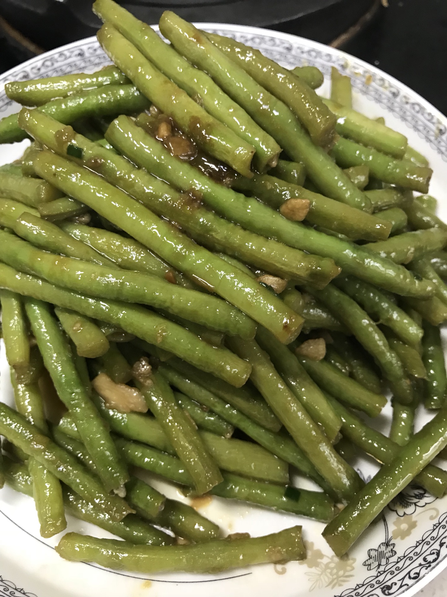 Cowpea with garlic