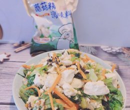 #轻食季怎么吃#无米豆腐炒饭的做法