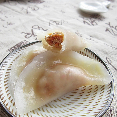 胡萝卜水晶饺