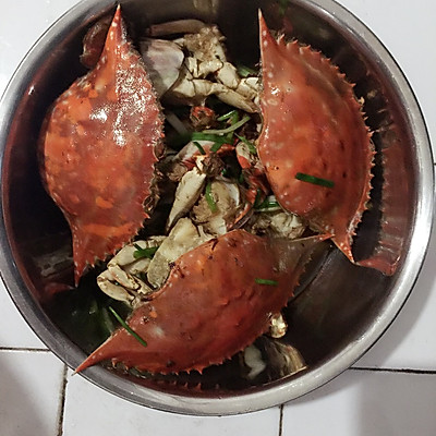葱油螃蟹