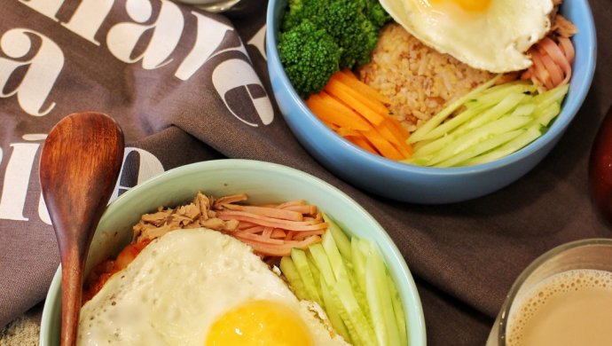 营养早餐——韩式拌糙米饭