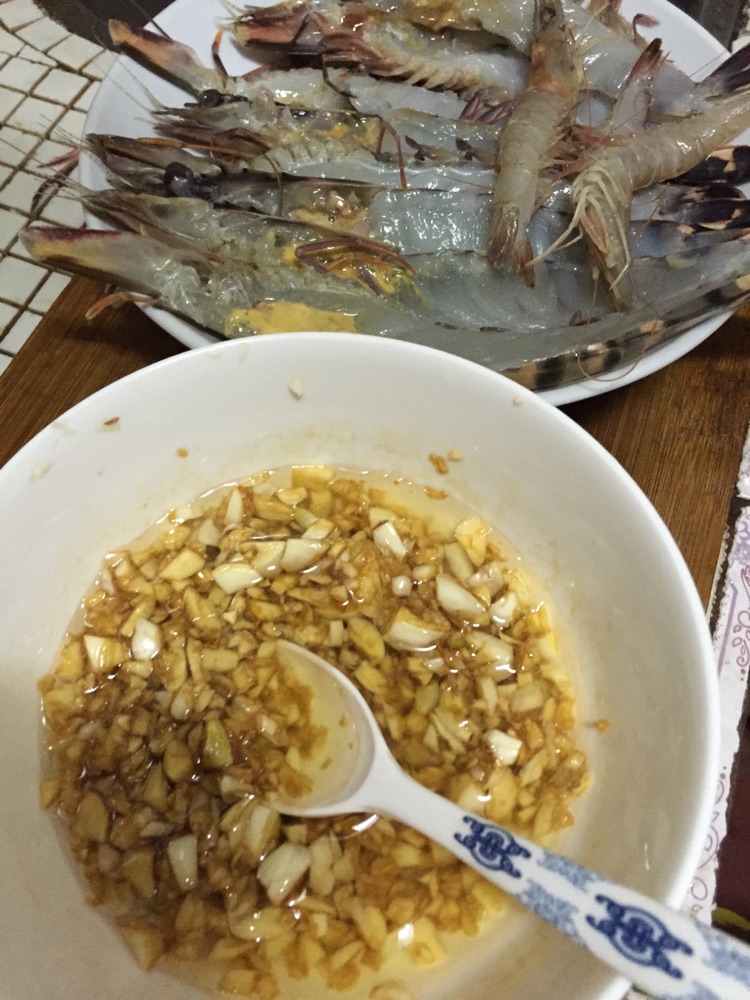 QQ蒜蓉蒸桂虾之版本的做法图解4