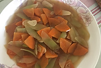 胡萝卜炒莴笋的做法