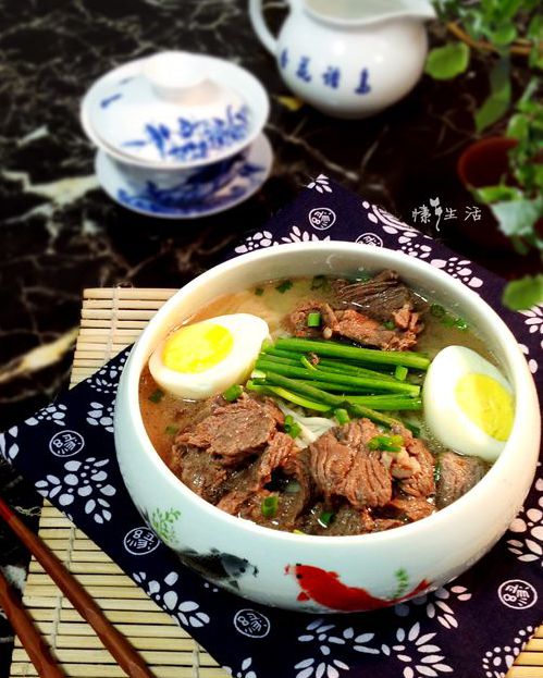 姜葱牛肉汤面