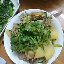 鸡肉炒土豆