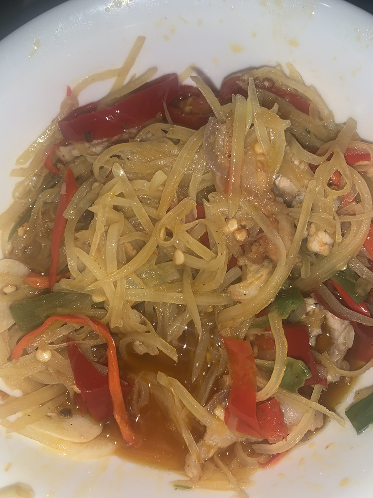 酸辣土豆丝的做法