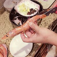 芝士焗缅甸红虾#比暖男更暖的是#的做法图解2