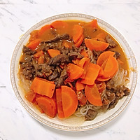沙茶牛肉炒红萝卜番茄的做法图解9