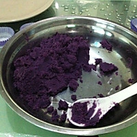 紫薯椰蓉球的做法图解1