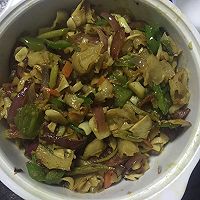 广式腊肠炒莜面的做法图解5