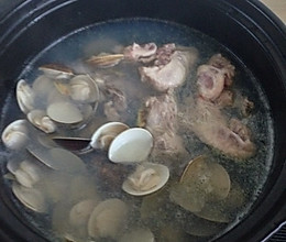 龙骨海蚌汤的做法