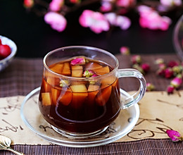 #轻饮蔓生活#蔓越莓苹果玫瑰红枣茶的做法