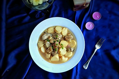 玉子豆腐生蚝配