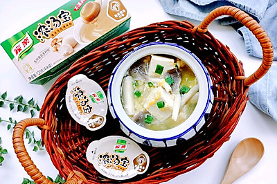 减脂菌菇豆腐汤