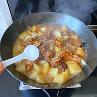 冬季居家一锅搞定美味炖菜，红烧排骨炖萝卜的做法图解14