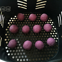 紫薯红豆球的做法图解7