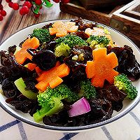 #轻食季怎么吃# 宁可不吃肉也不能少的菜——木耳拌西兰花的做法图解8