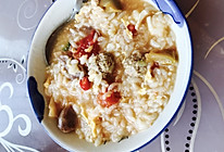 西红柿腊味丸子粥的做法