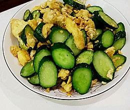 黄瓜炒鸡蛋的做法