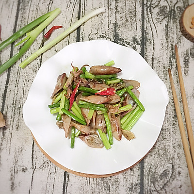 蒜苔炒干子乌