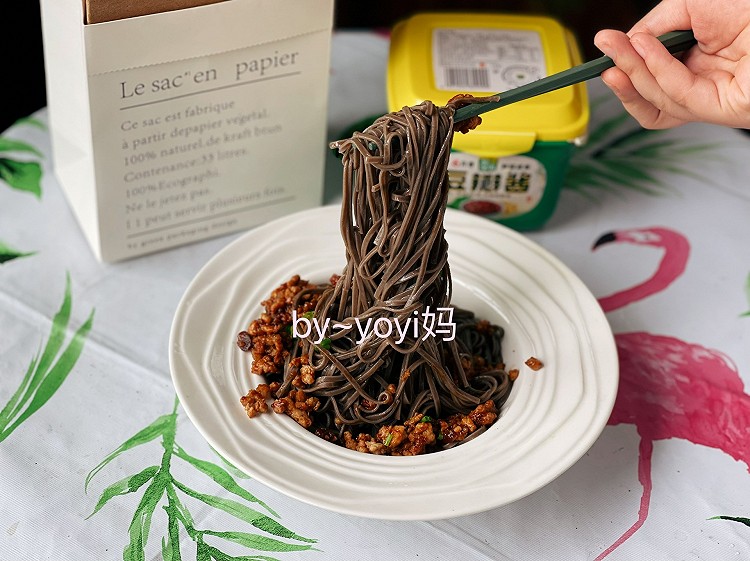 肉沫拌面的做法