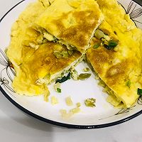 榨菜丝鸡蛋煎饼的做法图解3